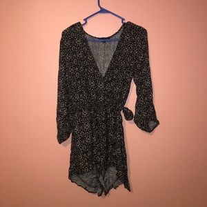 Black & White Romper